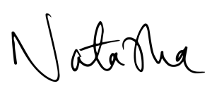 Handwritten Natasha Signature